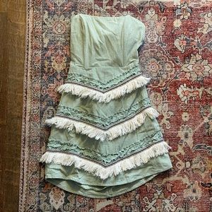 Stunning tropical vacation dress purchased from JAUS boutique